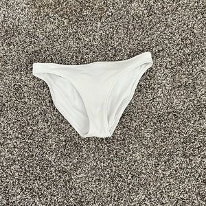 White bikini bottom